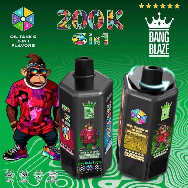 BANG BLAZE 200000 6in1 Flavor price