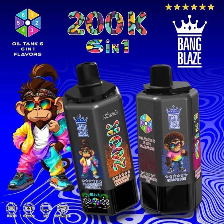 BANG BLAZE 200K 6in1 factory BANG BLAZE 200K 6in1 factory