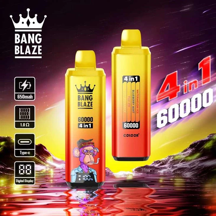 BANG BLAZE 60000 PUFFS 4 IN 1 FLAVOR VAPE BANG BLAZE 60000 PUFFS 4 IN 1 FLAVOR VAPE