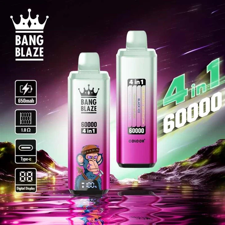 BANG BLAZE 60000 PUFFS 4 IN 1 FLAVOR BANG BLAZE 60000 PUFFS 4 IN 1 FLAVOR