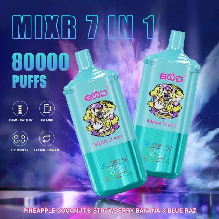 BOOD MIXR 7 IN 1 80K PUFFS best BOOD MIXR 7 IN 1 80K PUFFS best