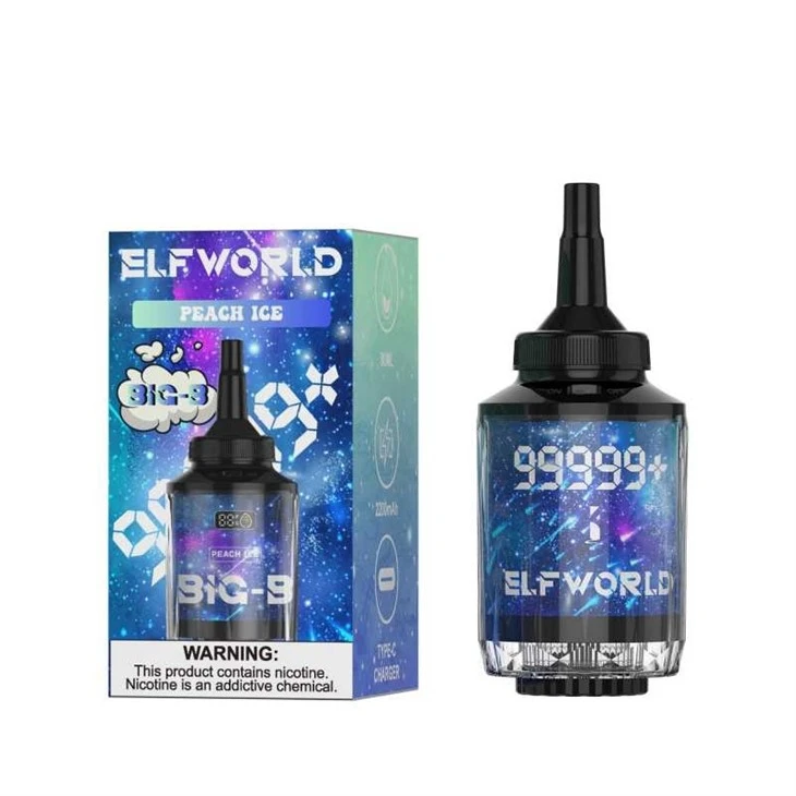 ELFWORLD DOUBLE MOUTHED GIANT HOOKAH 99999+ Puff 9