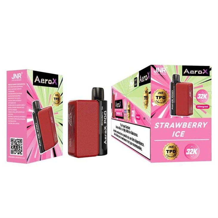 01Strawberry ICE_JNR AeroX 32000 01Strawberry ICE_JNR AeroX 32000
