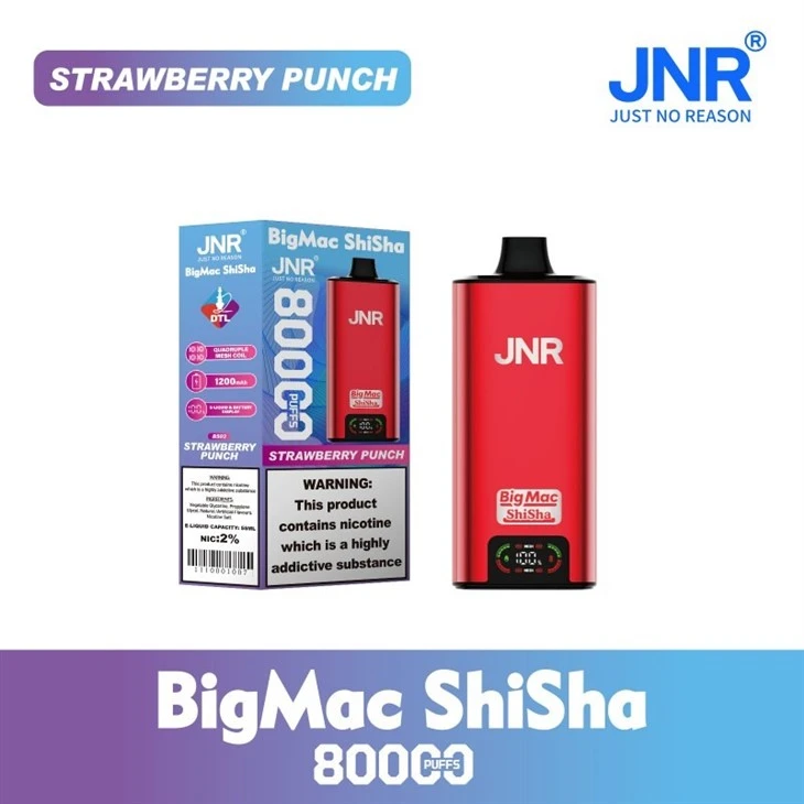 JNR Big Mac Shisha 80000 Puffs price JNR Big Mac Shisha 80000 Puffs price