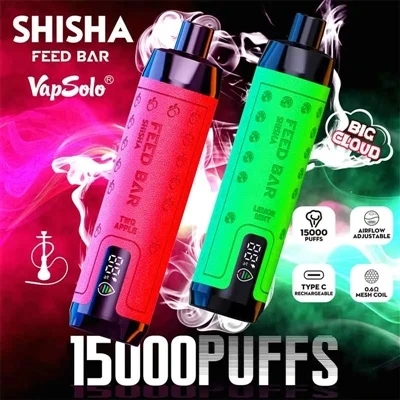 Hva er produktgjennomgangen av Vapsolo Feed Bar Shisha 15000?