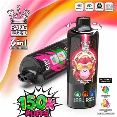 BANG LEGEND 150 000 engangs E-sigarett: en nyskapende flaggskipopplevelse med...