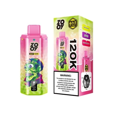 ZOOY 120K 6 I 1 — Engangs E-sigarett med høy-kapasitet for en ultimat munn-ti...