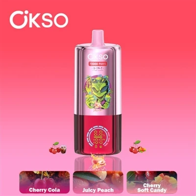 OKSO 3IN1 70000 PUFF: Flaggskipet engangs E-sigaretten designet for høy kapas...