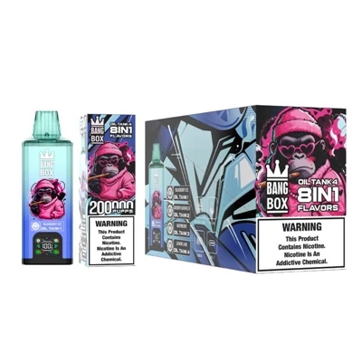 BANG BOX 200K disponibel vape – det foretrukne valget for høy kapasitet, oppl...