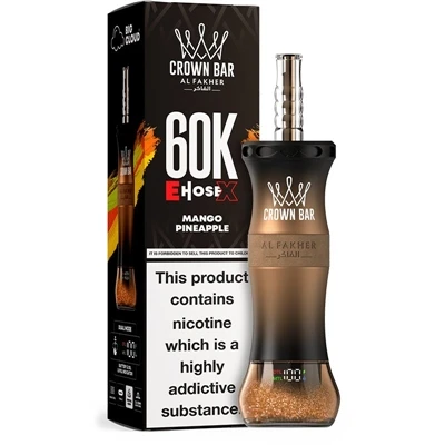AL Fakher Crown Bar EHOSE X 60K: Det beste valget for E-sigaretter med høy-ka...