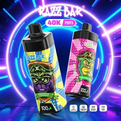 Razz Bar 40000 engangs E-sigarett: En ultimat vaping-opplevelse med høy-kapas...