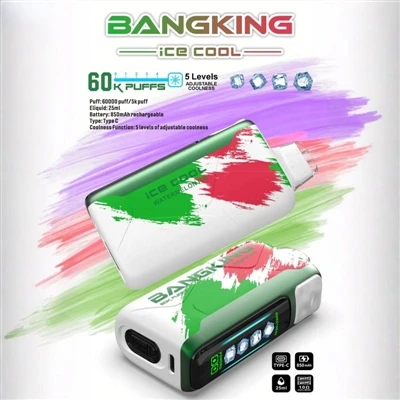 BANGKING ICE King COOL 60000: The High-Evolution Of Disposable E-sigaretter.