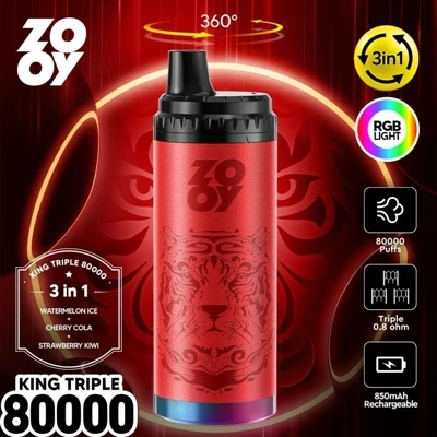 ZOOY KING 3-in-1 80000 Puff Disposable Vape: Teknologisk innovasjon og dybdeg...