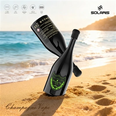 SOLARIS Champagne 30000 Puffs 30K E-sigarett: When High Puff Count Meets Cham...