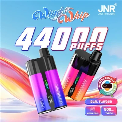 JNR WindWhip 44000: Det ultimate valget for 2-engangse-sigaretter med høy-kap...