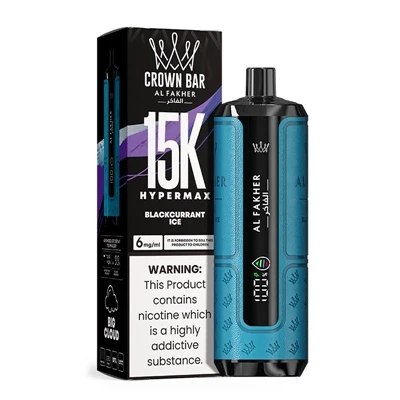 AL Fakher Crown Bar Hypermax 15K: En høy-engangs E-sigarettalternativ som bal...
