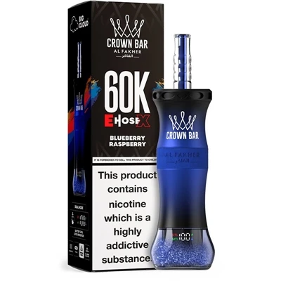 AL Fakher Crown Bar EHOSE X 60K: Den ultimate opplevelsen av engangs E-sigare...
