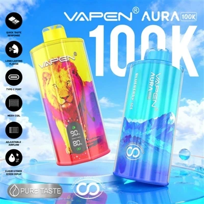 VAPEN AURA 100000: Når engangs E-sigaretter går inn i æraen med 'virkelig lan...