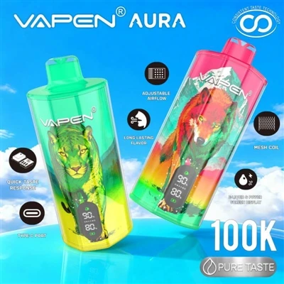 VAPEN AURA 100K: Når 