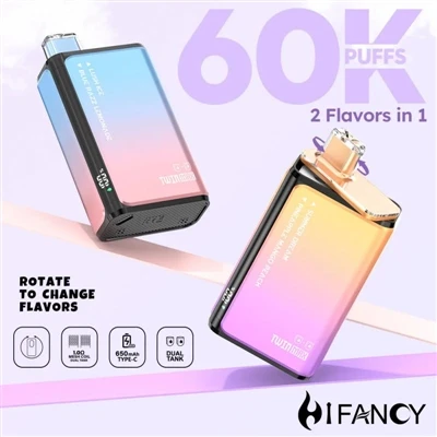 HIFANCY TWINS MAX 60K — En dobbel smakseksplosjon, ditt smakseventyr begynner...