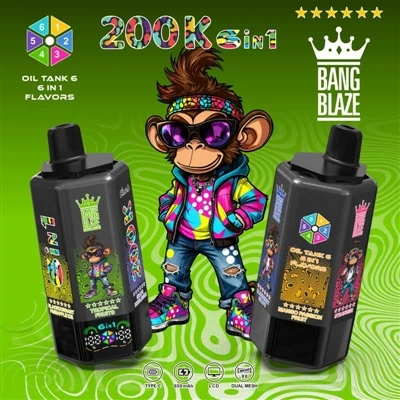 BANG BLAZE 200000 6in1: Seks smaker i ett, du kan virkelig leke med dem i lan...