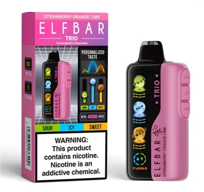 ELFBAR TRIO 40K PUFFS: Omdefinerer holdbarheten og gleden til engangsvape