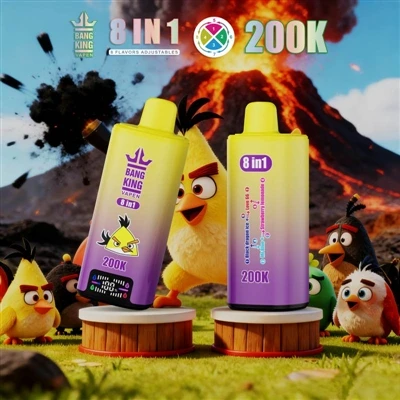 BANG KING VAPEN 8IN1 200K: En ny E-sigarettopplevelse for trendy unge