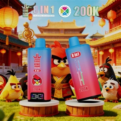 BANG KING VAPEN 200K 8IN1: Den ultimate E-sigarettopplevelsen med flere smake...