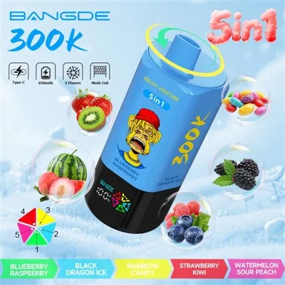 BANG DE 300000 5IN1: Én enhet, flere opplevelser, nyt 300 000 munnfuller av l...