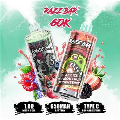 Razz Bar 65000+ Puffs: En E-sigarett som tar den 
