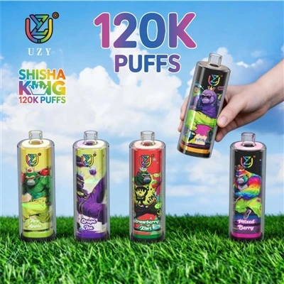 UZY SHISHA HOOKAH 120K PUFFS VAPE: When E-sigaretter begynner å snakke om 'Rh...