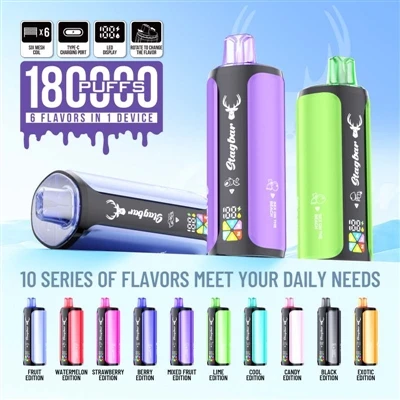 StagBar 180000 Puff 6in1: En enhet som virkelig integrerer lang batterileveti...