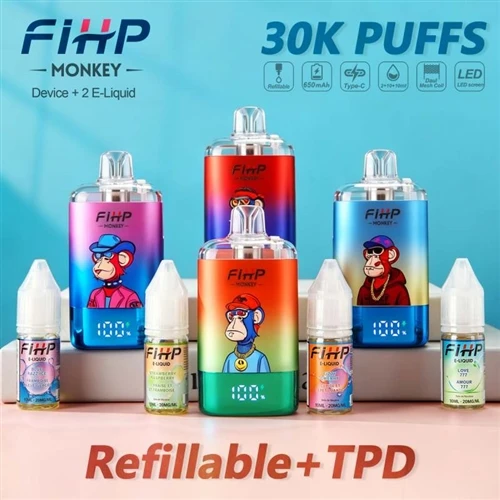 FIHP MONKEY 30K Refillable Vape: Et nytt valg som balanserer lang batterileve...