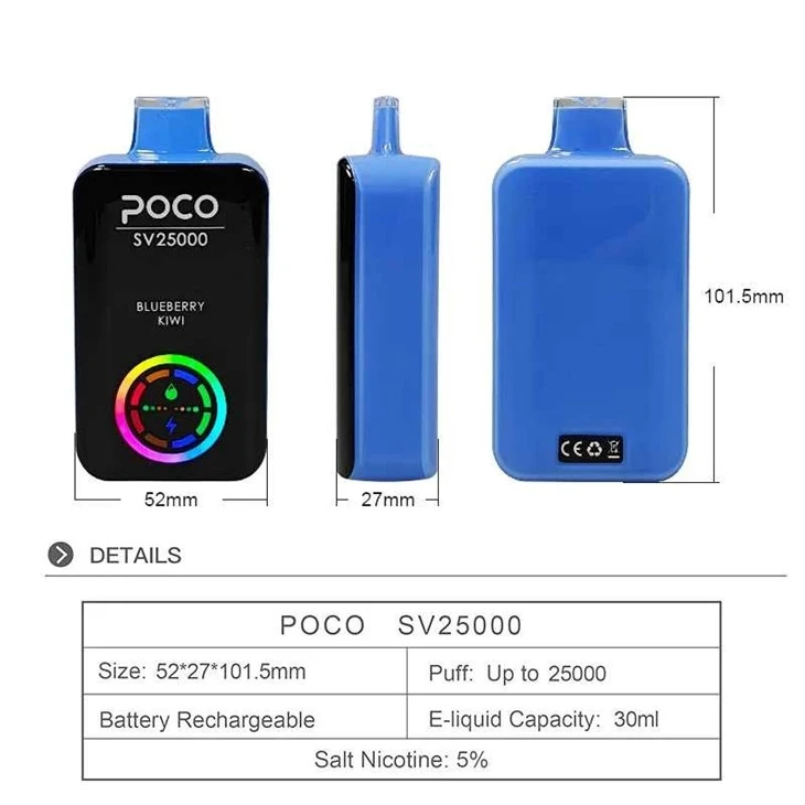 Poco-Vape-Puffs-Disposable-Vape-25000-Puffs-25K-EU-Warehouse-Poco-Sv25000-Electronic-Cigarette-Vape-Pen-Rechargeable-30ml-15-Flaovrs (POCO SV 25000 Poco-Vape-Puffs-Disposable-Vape-25000-Puffs-25K-EU-Warehouse-Poco-Sv25000-Electronic-Cigarette-Vape-Pen-Rechargeable-30ml-15-Flaovrs (POCO SV 25000