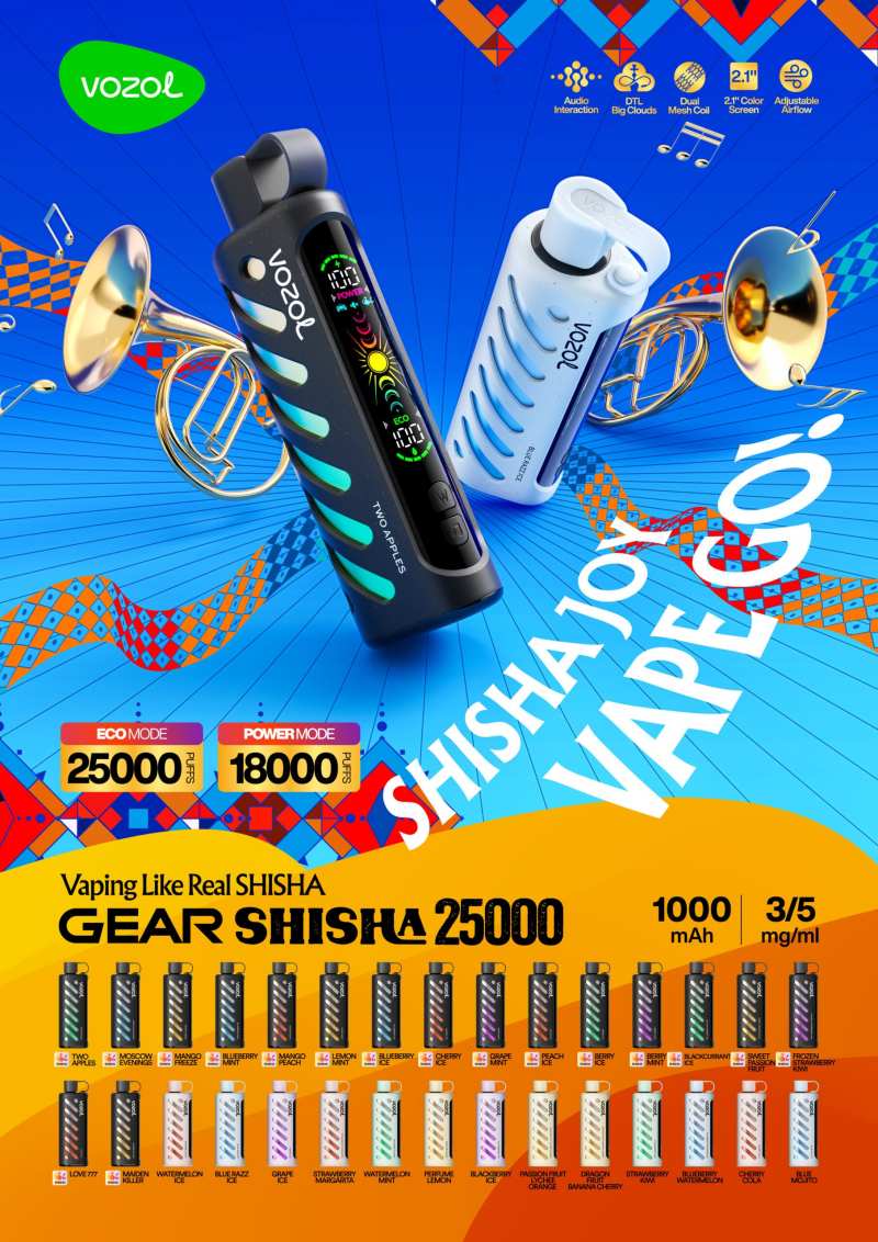 VOZOL GEAR SHISHA 25000 1