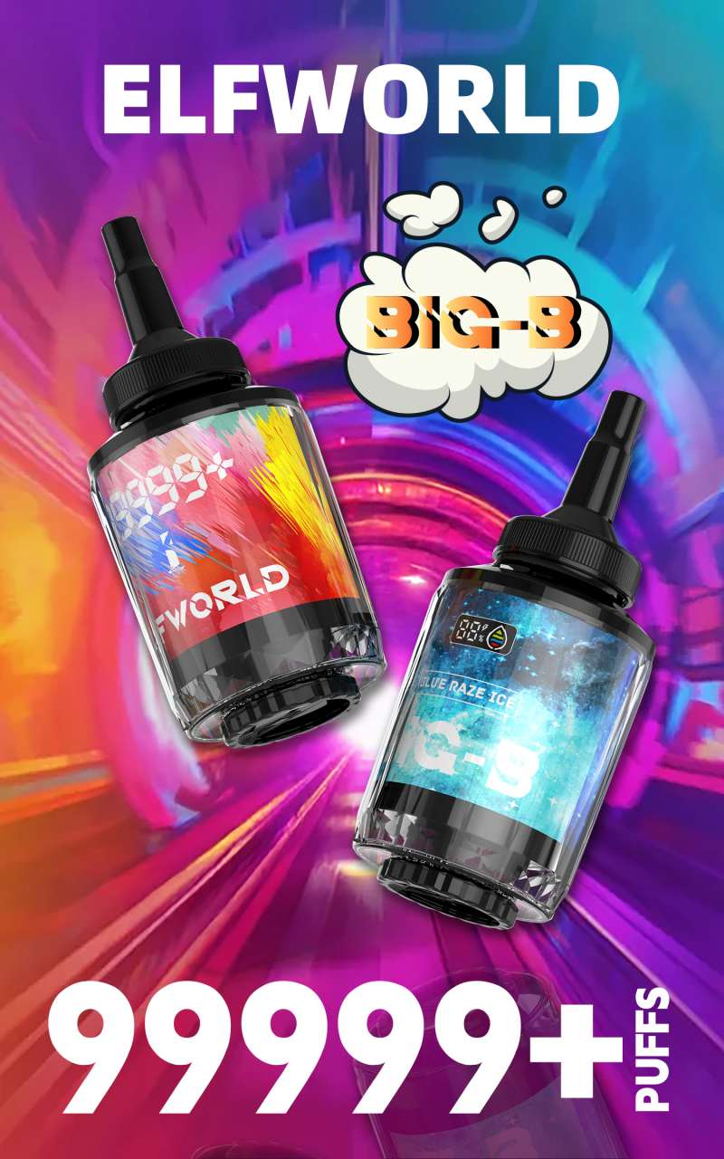 ELFWORLD DOUBLE MOUTHED GIANT HOOKAH 99999 Puffs 20 ELFWORLD DOUBLE MOUTHED GIANT HOOKAH 99999 Puffs 20