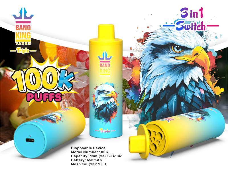 BANG KING VAPEN TRIPLE 100K 3IN1 1