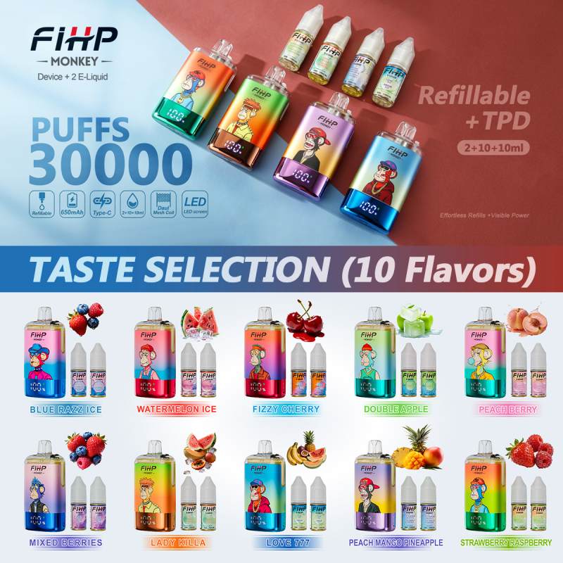 FIHP MONKEY 30K Refillable TPD 25 FIHP MONKEY 30K Refillable TPD 25