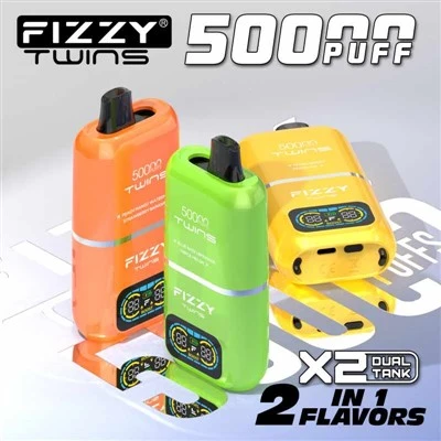 Fizzy Twins 50000 Puffs Dual Flavours