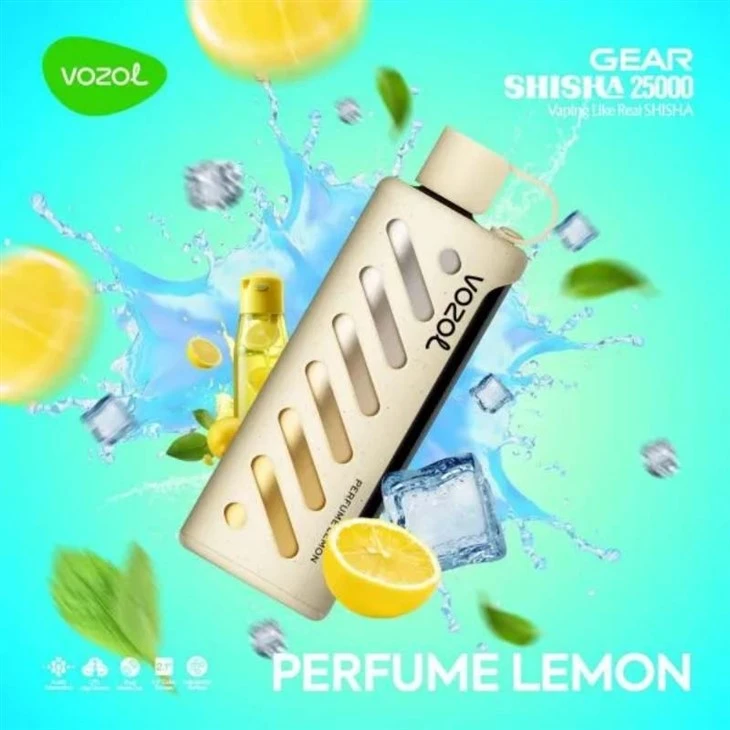 Vozol-Gear-Shisha-25000-Puffs-Disposable-Perfume-Lemon-VOZOL GEAR SHISHA 25000