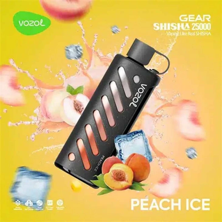 Peach-Ice_VOZOL GEAR SHISHA 25000