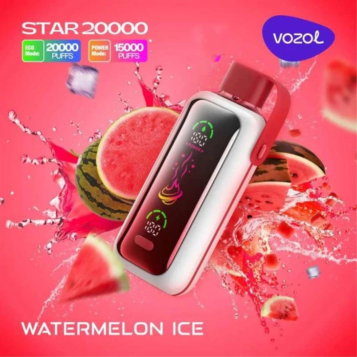 VOZOL_STAR_20000_PUFFS_DISPOSABLE_VAPE_Watermelon_Ice_VOZOL STAR 20000